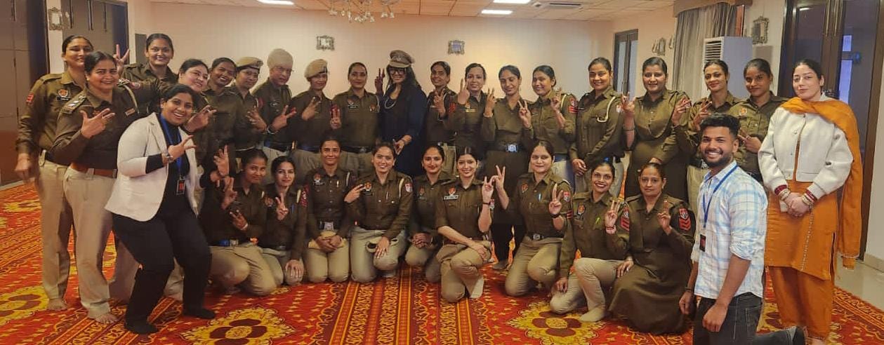 Chetna Chakra with Punjab Police